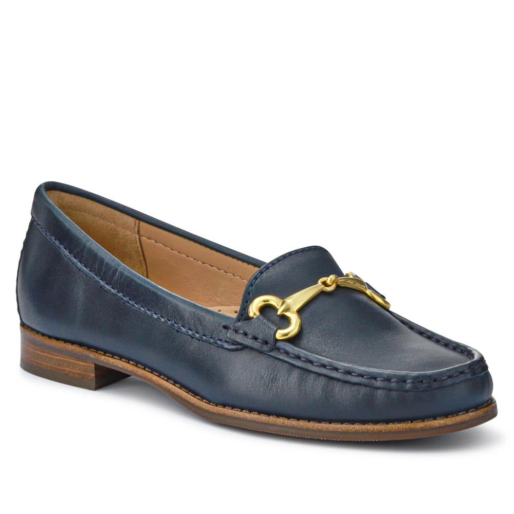 Navy Leather
