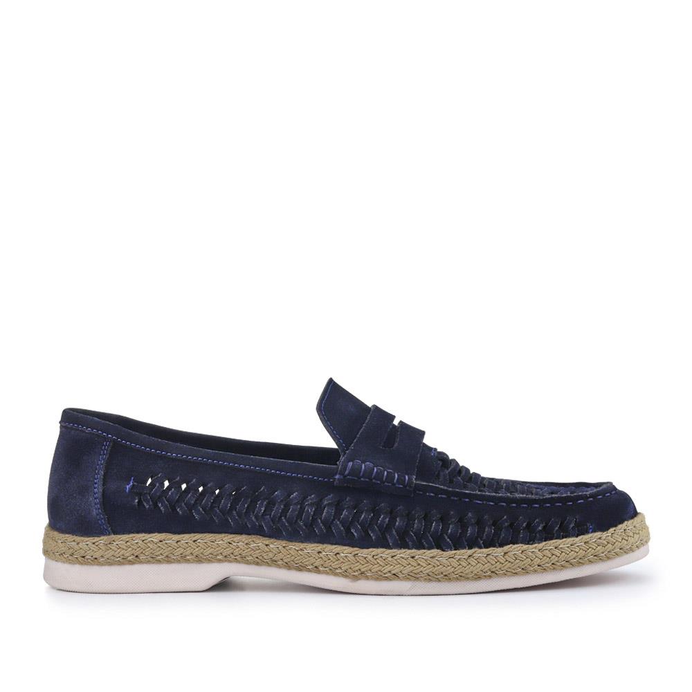 Navy Suede