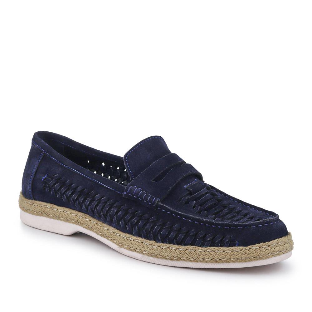 Navy Suede