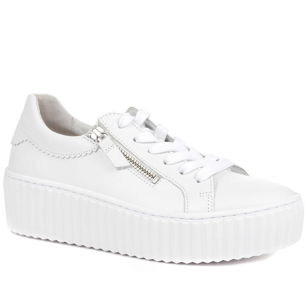 Dolly Leather Platform Trainers - GAB35502 / 321 585