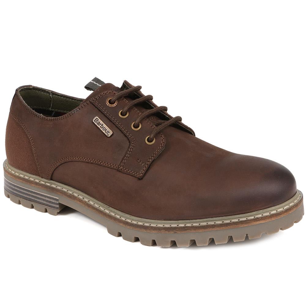 Sandstone Leather Lace-Up Shoes - BARBR38503 / 324 445