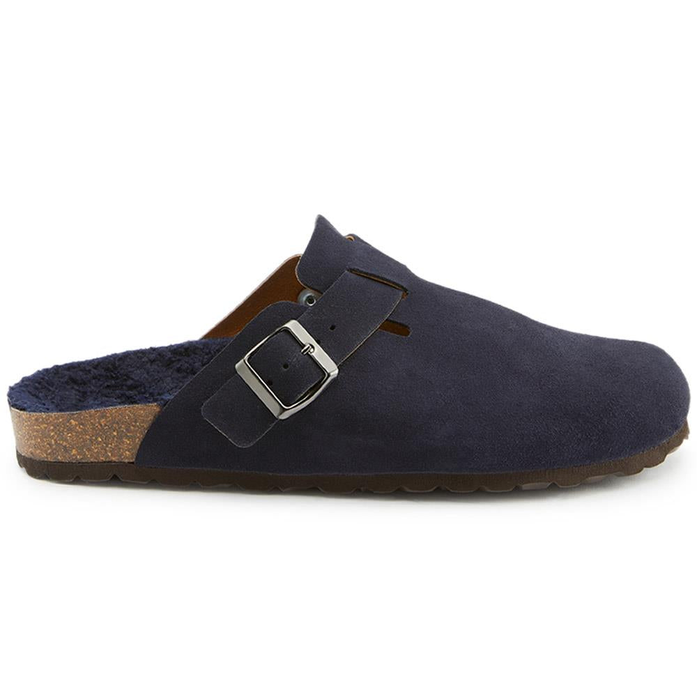 Navy Suede