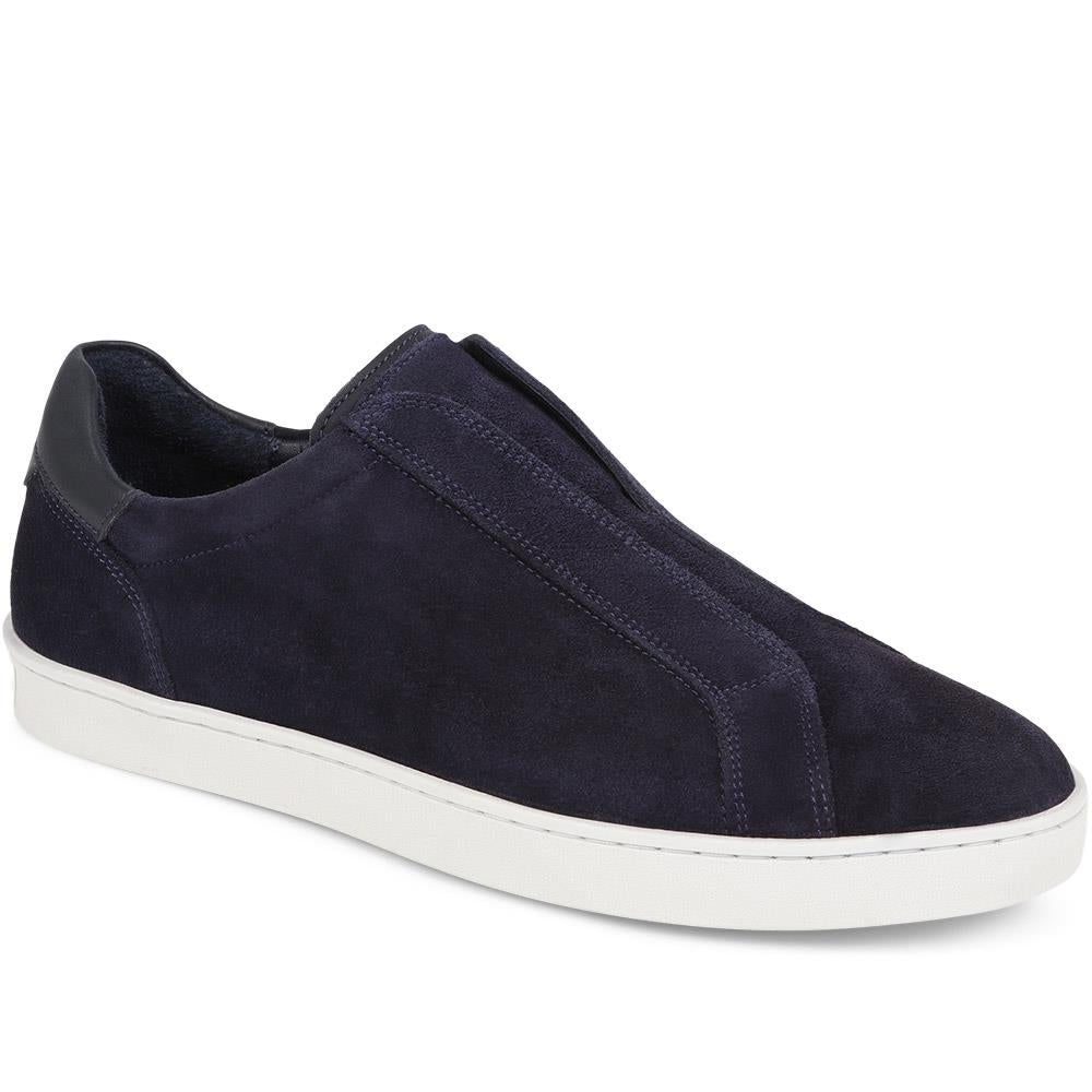 Navy Suede