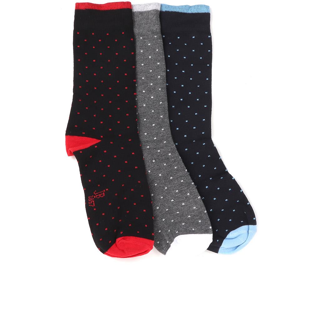 3 Pack Cotton Socks - EKIN36501 / 323 134