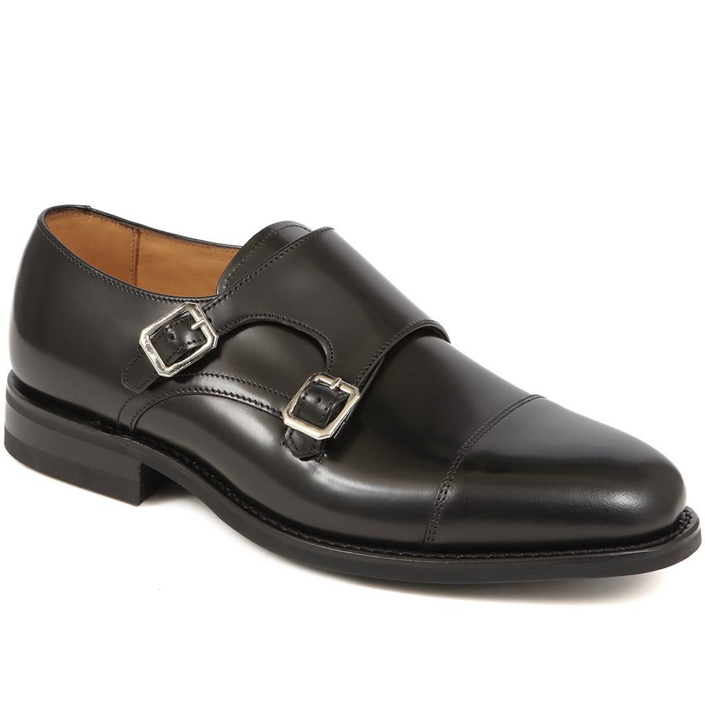 Ramsey1 Leather Monk Strap Shoes - RAMSEY1 / 325 002