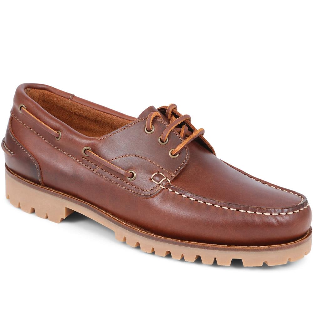 Pickering2 Leather Boat Shoes  - PICKERING2 / 325 137